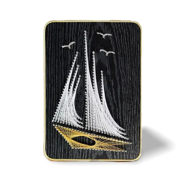 لعبة التطريز [ شكل قارب]