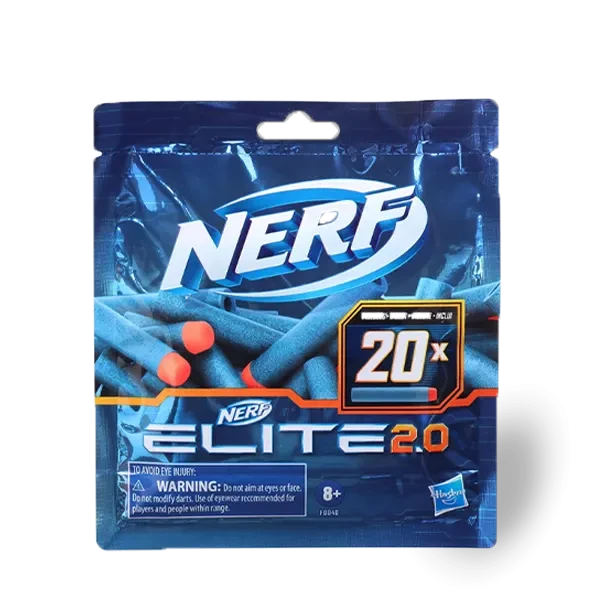 طلقات مسدسات اسفنجية آمنة عدد 20  قطعة من ماركة NERF