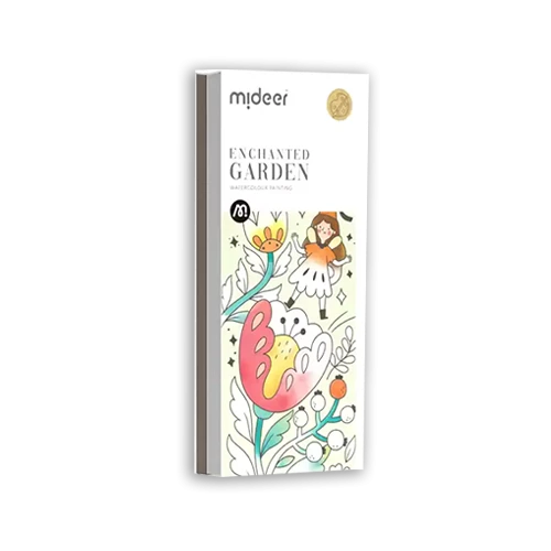 دفتر تلوين الحديقة السحرية بالألوان المائية