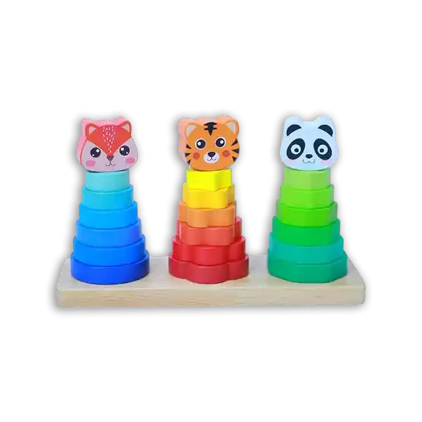 لعبة ترتيب الالوان مع الحيوانات