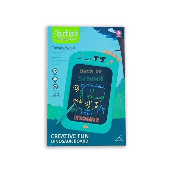 لوحه الكتابه التعليميه الملونه - أزرق