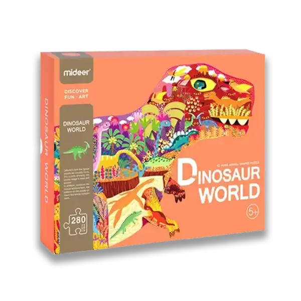 لعبة البازل - عالم الديناصورات 280 قطعة ملونة
