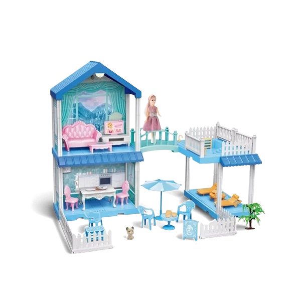 بيت العرائس مع الإضائة [ 100 قطعة]