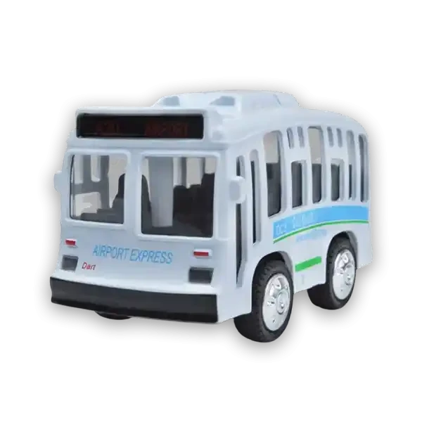 حافلة المطار المصغرة (حديد مع الاضاءة والموسيقى)