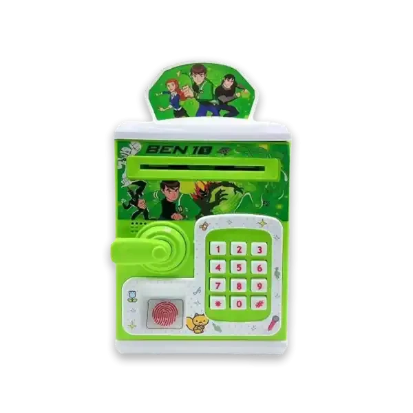 حصالة نقود كهربائية ببصمة الاصبع