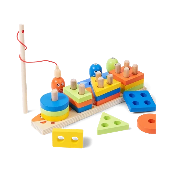 لعبة الاشكال الخشبية