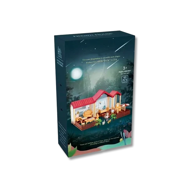 بيت عرائس مع والاضاءة [ 111 قطعة]