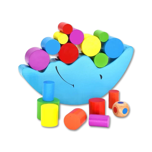 جينجا خشبية متوازنة [شكل هلال]