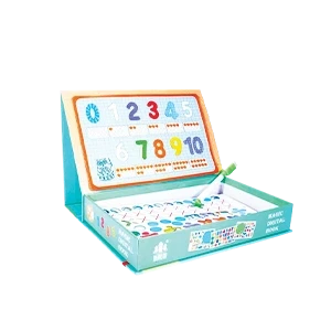 لوح التعليم المغناطيسي بالإضافة الى الأرقام والأشكال المميزة